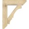 Ekena Millwork Balboa Slat Rough Sawn Bracket w/ Offset Brace, Douglas Fir, 8"W x 30"D x 36"H BKT0806X30X36BOA06RDF - alternate 2